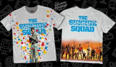 Футболки с полной запечаткой: отряд самоубийц - Человек-в-Горошек